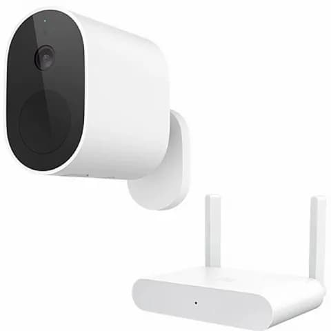 Набор из IP-камеры и ресивера Xiaomi Mi Wireless Outdoor Security Camera 1080p Set white (2 Mп, 1920 х 1080 , 130°, Wi-Fi) (BHR4435GL)