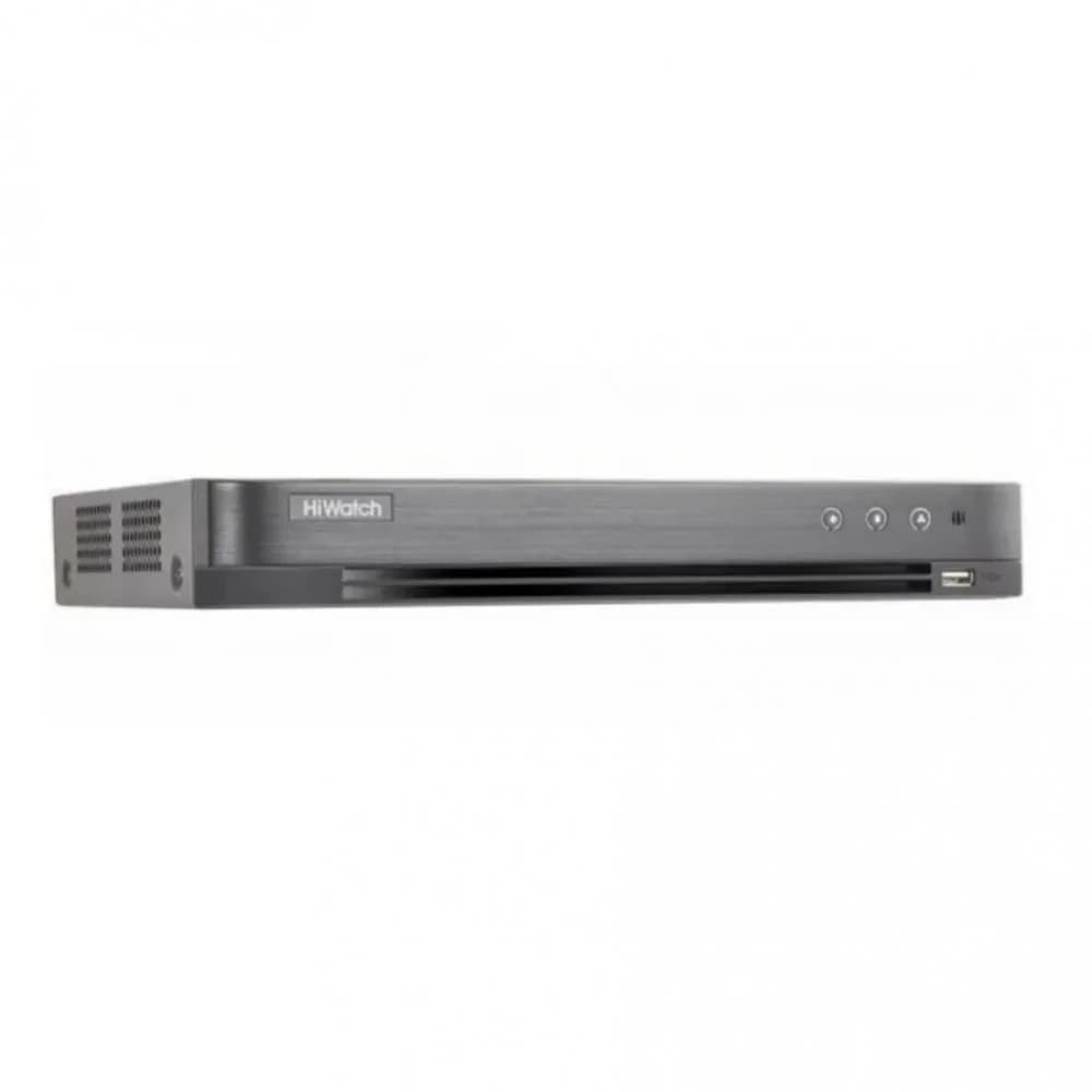 DS-H304QAF(B) 4-х канальный гибридный HD-TVI регистратор c распознаванием лиц, технологией AoC (аудио по коаксиальному кабелю) для аналоговых, HD-TVI, AHD и CVI камер + 1 IP-канал
