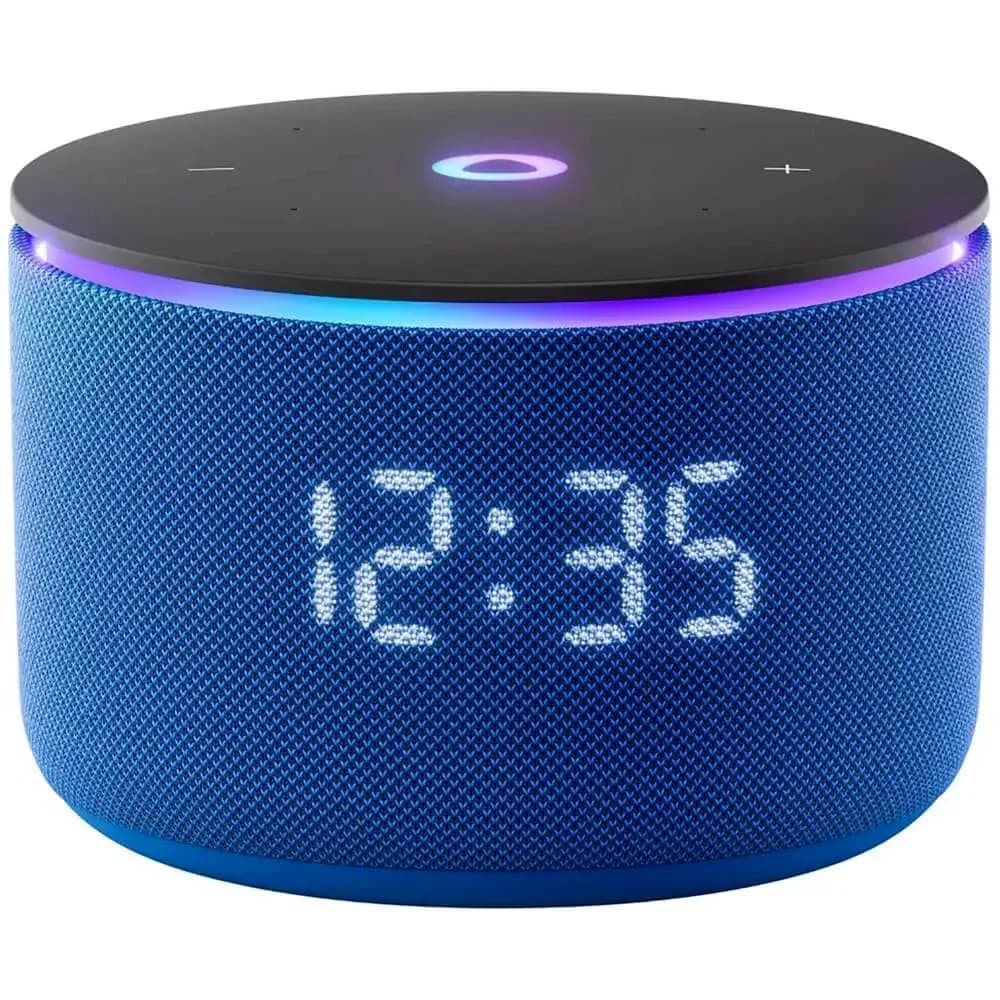 Умная колонка Яндекс Станция Мини 3 Про с Алисой, Zigbee, синий ( YNDX00059BLU)