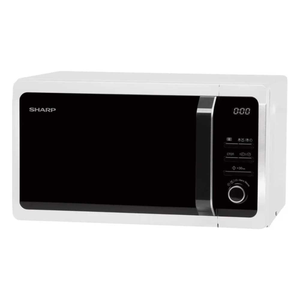 Микроволновая печь Sharp/ 20 л, 800 Вт, эмаль, белый