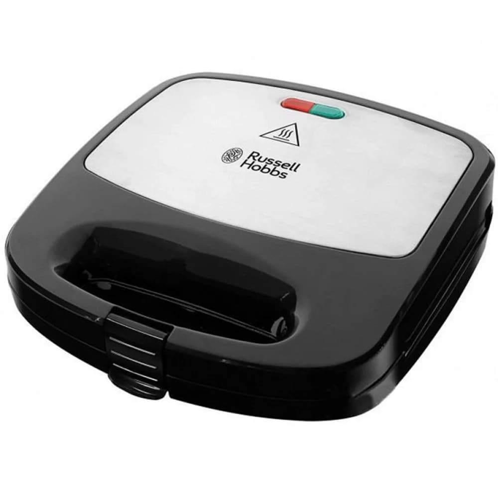 Мультимейкер, Russell Hobbs, 24540-56, Мощность 750W, Алюминиевые пластины, 3 сменные пластины, Материал корпуса нержавеющая сталь, Черный