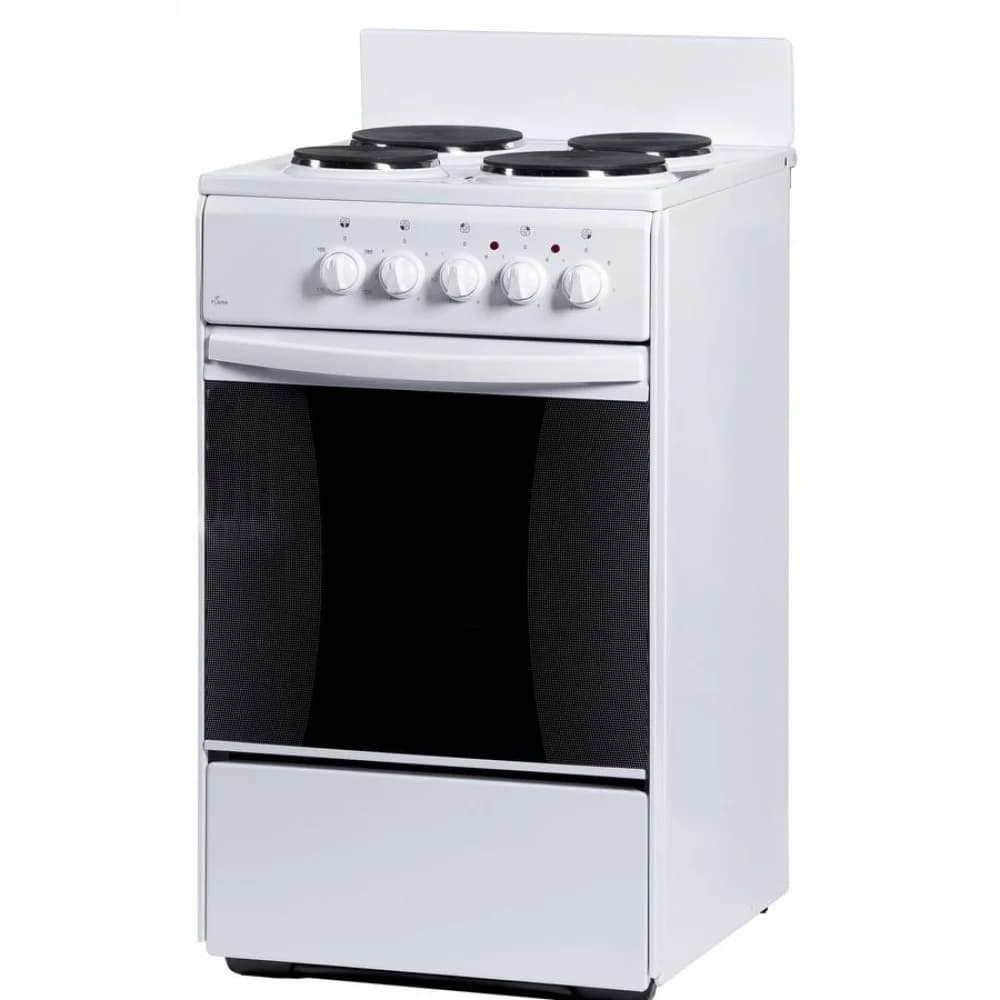 Плита Электрическая Flama AE 1402 W белый эмаль
