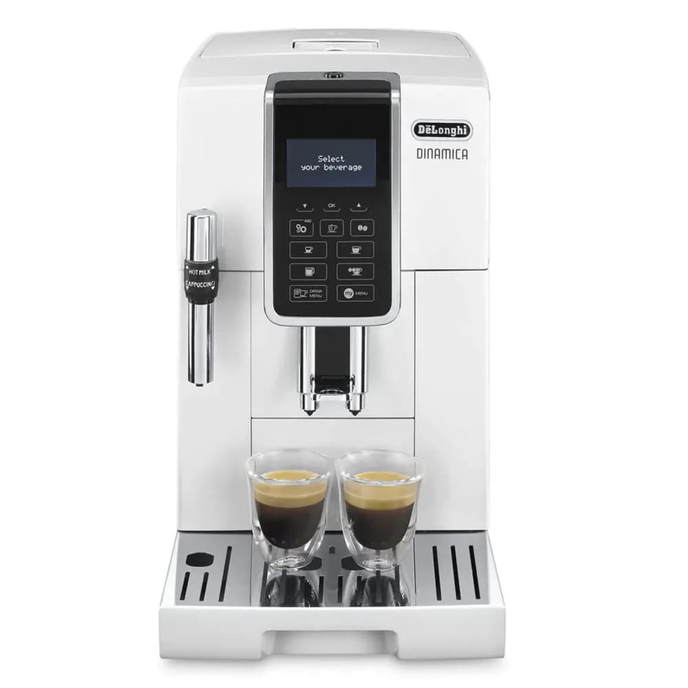 Кофемашина Delonghi Dinamica ECAM350.35.W 1450Вт белый