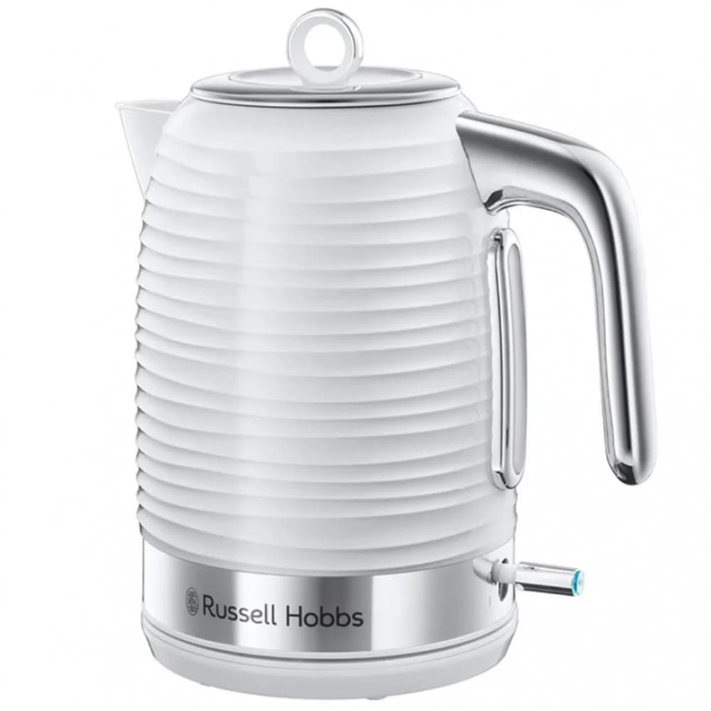 Электрический чайник, Russell Hobbs, 24360-70, Объем 1.7л, Пластик, Защита от перегрева, Выключение при снятии с базы, Мощность 2400W, Белый