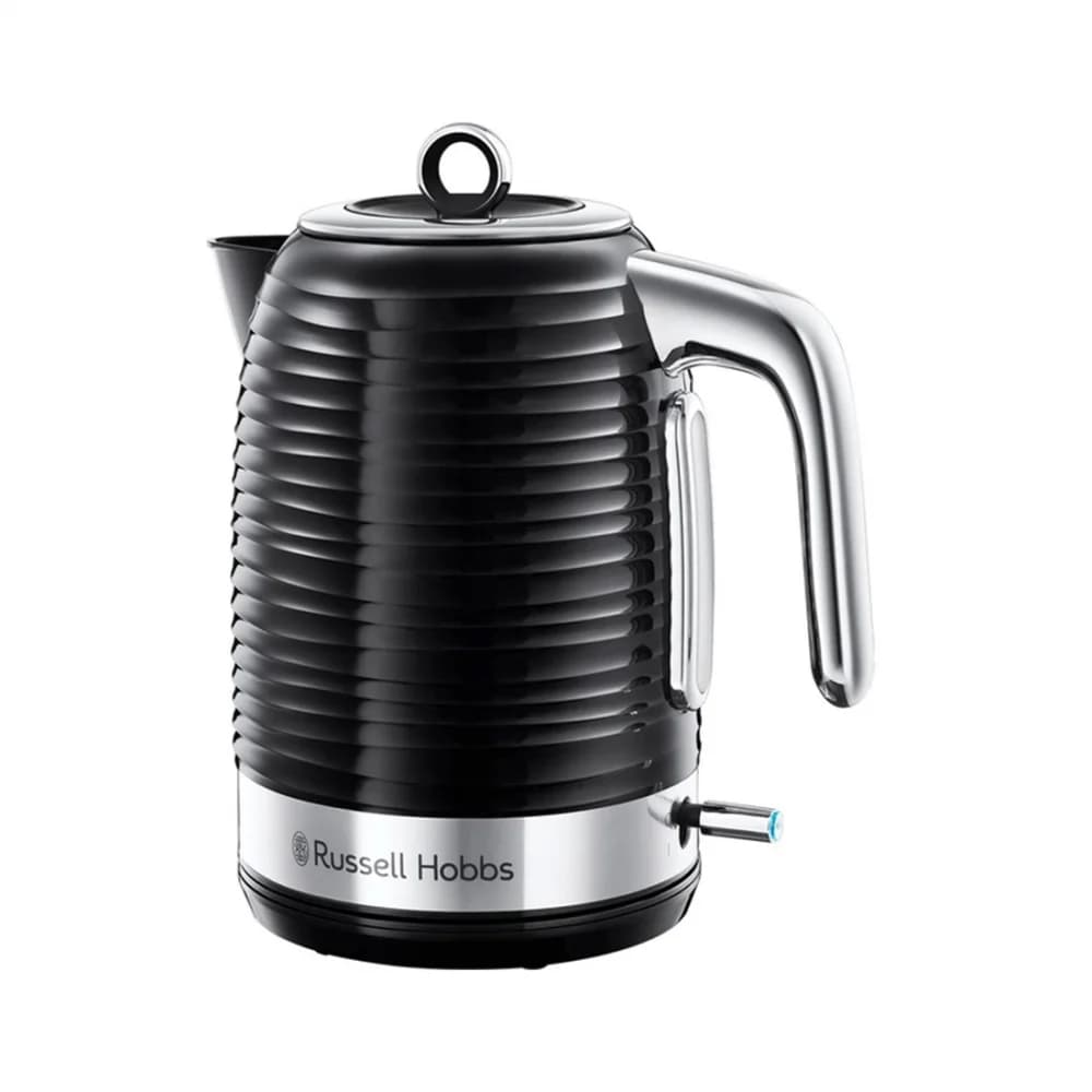 Электрический чайник, Russell Hobbs, 24361-70, Объем 1.7л, Пластик, Защита от перегрева, Выключение при снятии с базы, Мощность 2400W, Черный