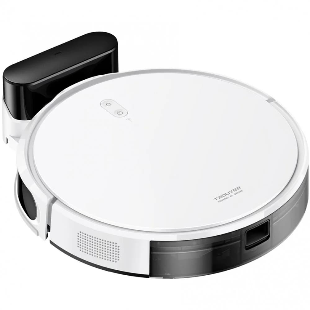 Робот-пылесос, Dreame, Trouver Robot Vacuum M1, RPM1GA, Всасывание 4500Па, Емкость встроенного резервуара для воды 220 мл, Объем пылесборника 300 мл, Пылесос и швабра для уборки, V-образная щетка с