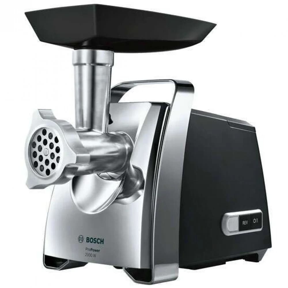Мясорубка Bosch MFW67440 2000Вт черный/серебристый