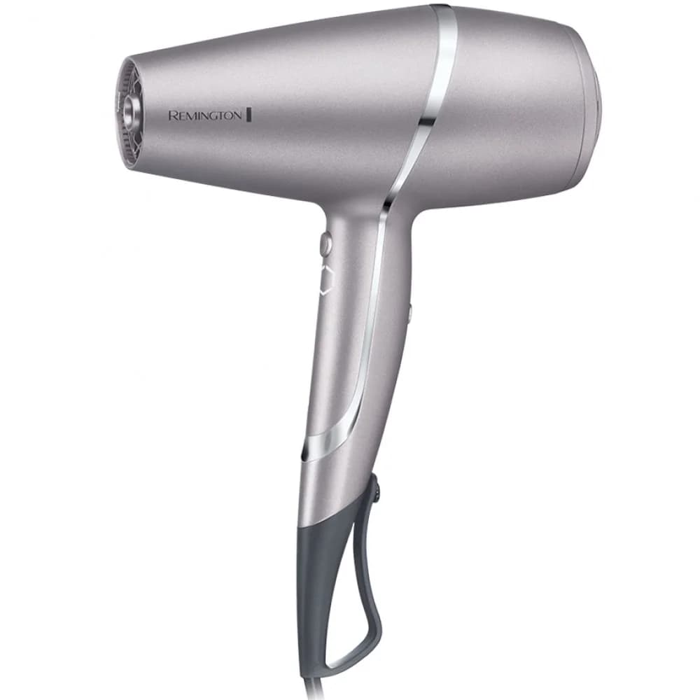 Фен с АС мотором, REMINGTON, AC9800, Мощность 2400W, 3 скоростных режима, 3 температурных режима, AC мотор, Длина шнура электропитания 300см, Серый