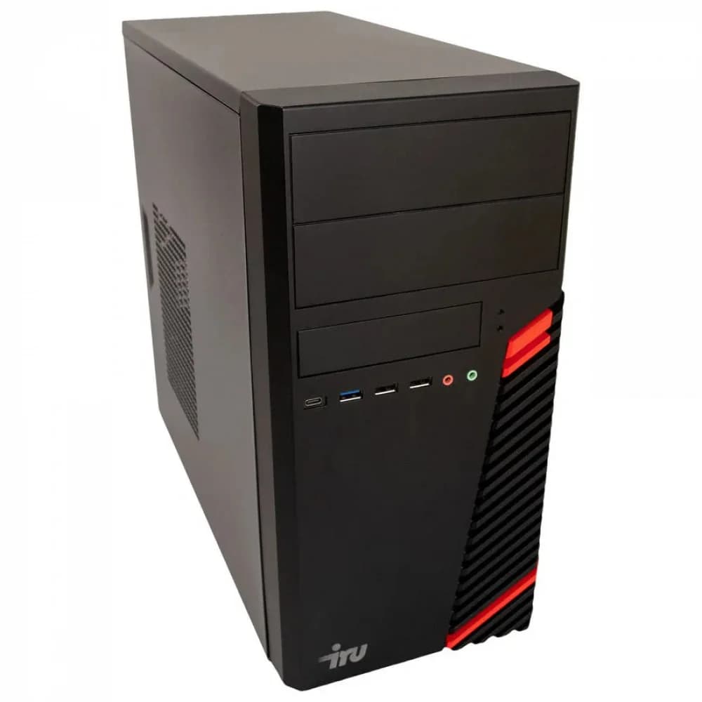 ПК IRU Corp 312 MT PG G6405 (4.1) 4Gb 4Tb+500Gb UHDG 610 Free DOS GbitEth 400W черный
