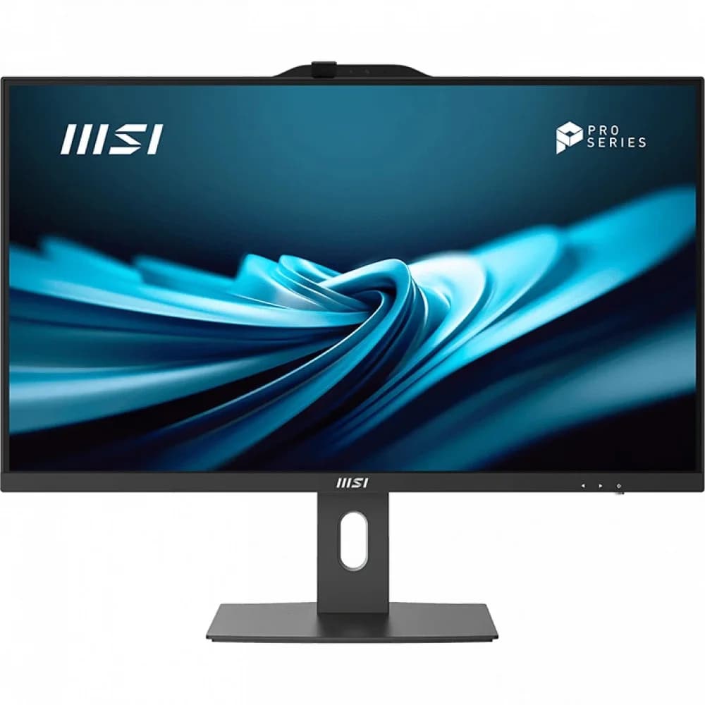 MSI Pro AP272P 14M AiO 27" FHD(1920x1080)IPS AG Non-touch, Core i5-14400 (2.5GHz), 8Gb DDR5(1x8Gb), 512GB SSD M.2, Intel UHD, WiFi, BT, camera, WirelessKB&mouse Eng/Rus,No OS,1y war-ty, Black