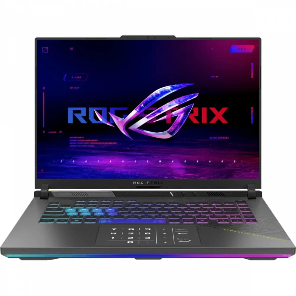 Ноутбук Asus ROG Strix G16 G614PP-WH94 Ryzen 9 8940HX 16Gb SSD1Tb NVIDIA GeForce RTX 5070 8Gb 16" IPS FHD+ (2560x1600) Windows 11 Multi Language grey WiFi BT Cam (90NR0L67-M004S0)