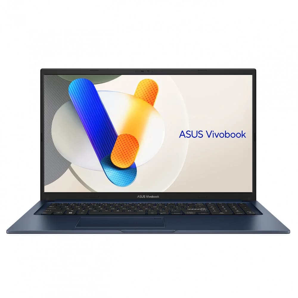 Ноутбук, ASUS Vivobook 17 X1704VA-AU1017, 90NB13X2-M00J00, 17,3",FHD 1920x1080, IPS, 60Hz, Core 5 120U, 16GB DDR5, 512GB SSD Gen4, Intel UHD Graphics, DOS, Синий