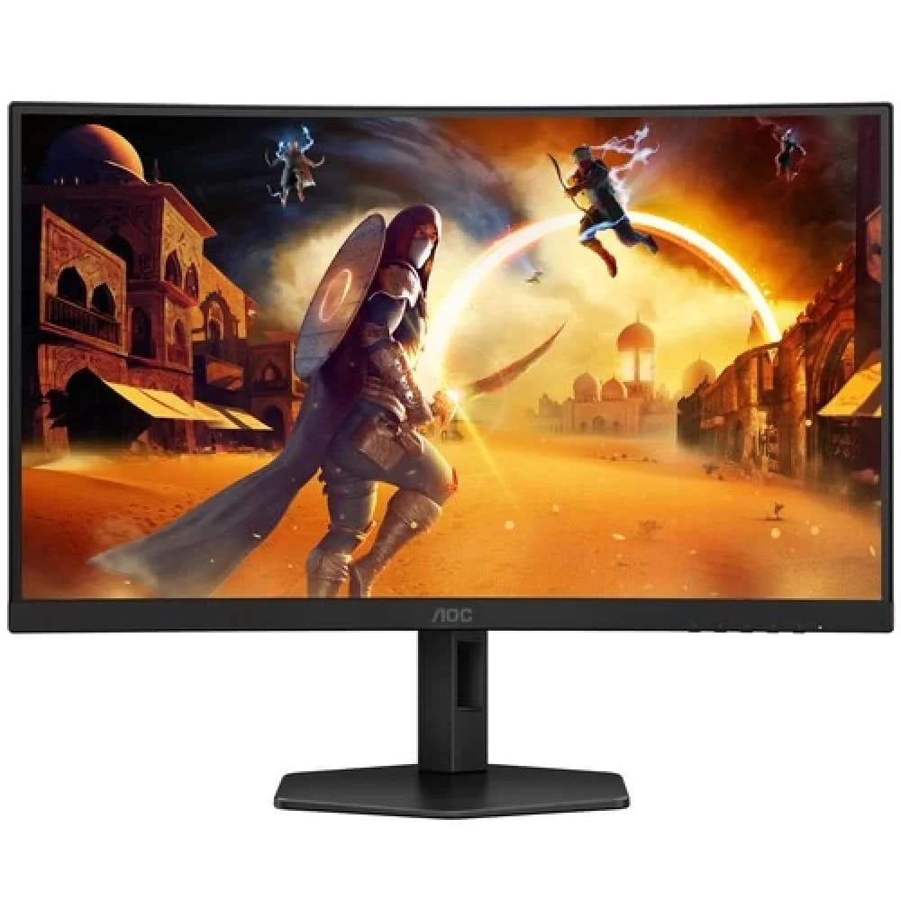 Монитор 27" AOC CQ27G4X Black (VA, изогнутый, 2560x1440, 180Hz, 0.5 ms, 178°/178°, 300 cd/m, 80M:1, +2xHDMI 2.0, +DisplayPort 1.4)
