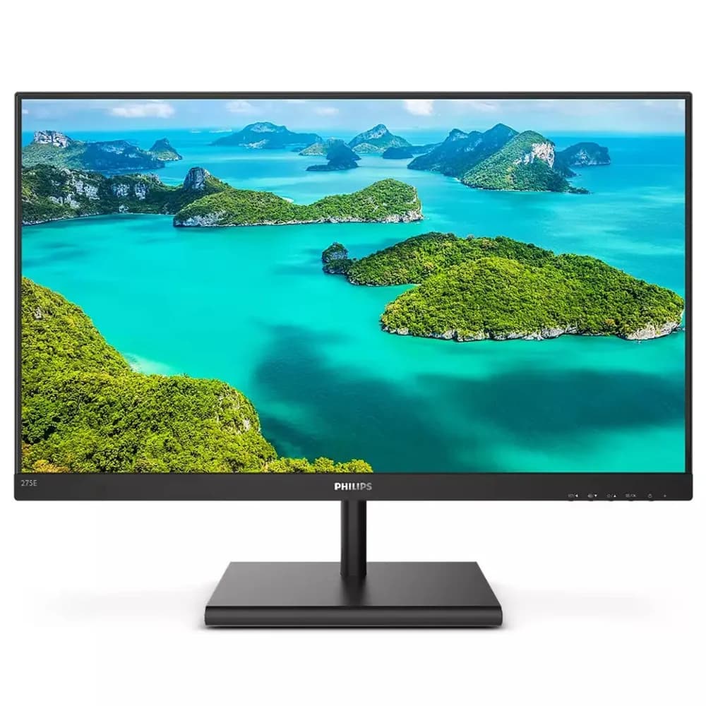 Монитор 27" PHILIPS 275E1S/01 IPS 75Hz 4ms 250cd/m 178/178 1000:1 1xDP 1xHDMI 1xD-SUB Black