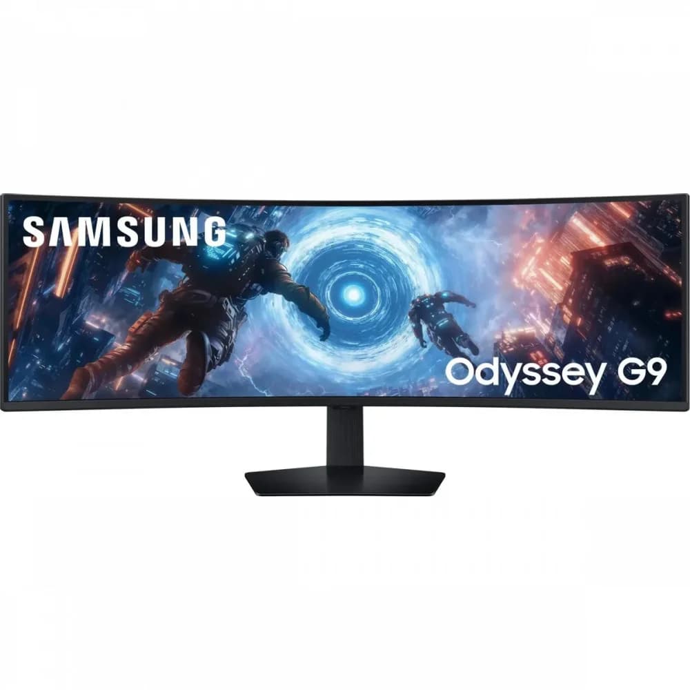 Монитор Samsung 49" S49FG916EIXCI черный VA LED 1ms 32:9 HDMI M/M матовая HAS 2500:1 350cd 178гр/178гр 5120x1440 144Hz DP 2K USB 15.6кг