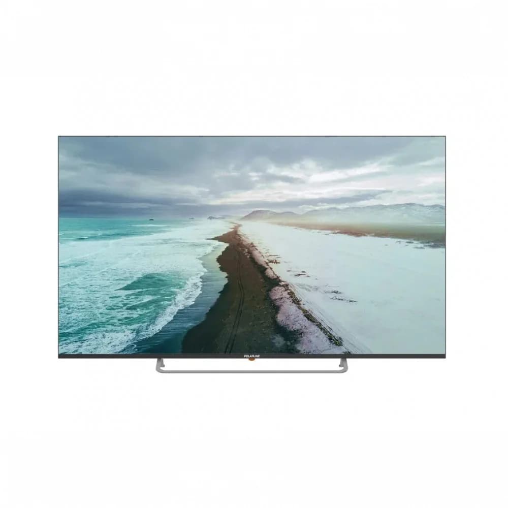 Телевизор QLED PolarLine 65" 65PQ71STC-SM серебристый 4K Ultra HD 50Hz DVB-T DVB-T2 DVB-C WiFi Smart TV (RUS)