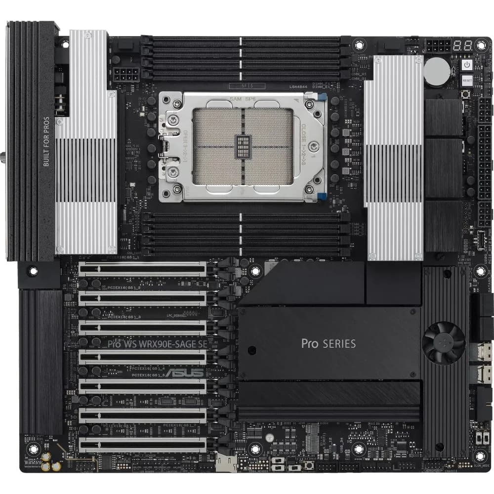 Материнская плата ASUS PRO WS WRX90E-SAGE SE STR5 EEB 8xDDR5 7xPCIEx16 4xM.2 2xUSB-C 2x mini DP VGA 2x10GLAN