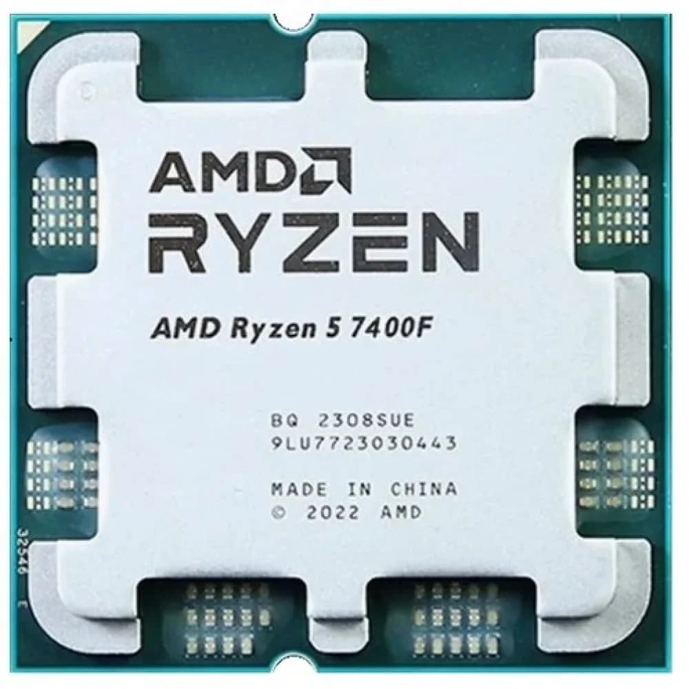 Процессор CPU AMD Ryzen 5 7400F 3.7(до 4.7)GHz, 6C/12T, 6+32Mb, TDP65W, Socket AM5, oem