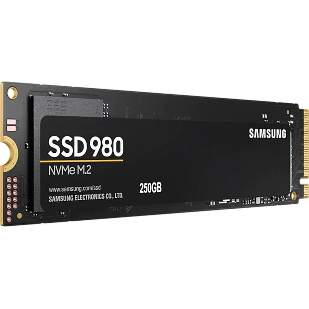 SSD 250GB Samsung 980, M.2, read 2900 MB/s, write 1300 MB/s, PCIe 3.0, TLC