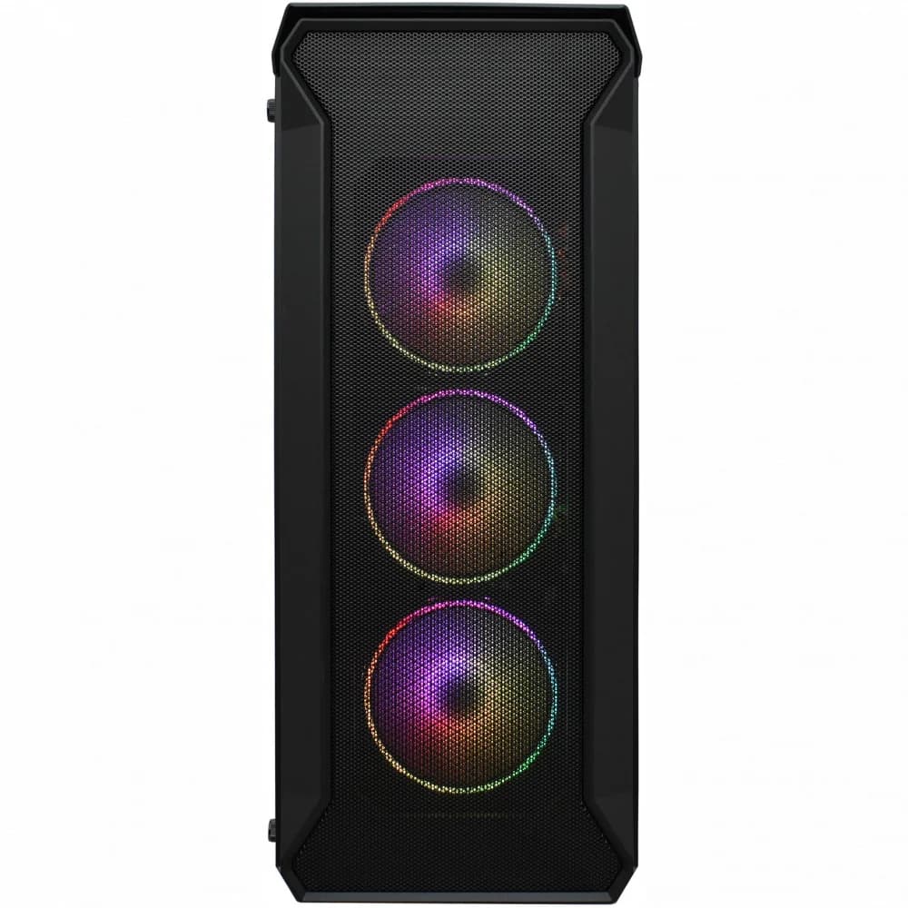 Case ATX midi tower APEX, Tank3, 4*120mm ARGB fans + ARGB fan hub + remote control (без БП), TG