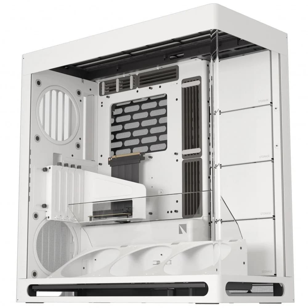 Компьютерный корпус, HAVN, HS 420 VGPU WH (HVN-CA-HS420-07), E-ATX/ATX/Micro ATX, USB 1*Type C/2*3.2, HD-Audio, Высота процессорного кулера до 185 мм, Длина VGA до 470мм, 5*3.5"/5*2.5", Толщина 0,8м