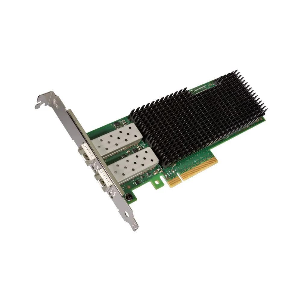 Intel Ethernet Network Adapter XXV710-DA2, 10/25GbE dual ports SFP28, PCI-E 3.0x8 (Low Profile and Full Height brackets included) box