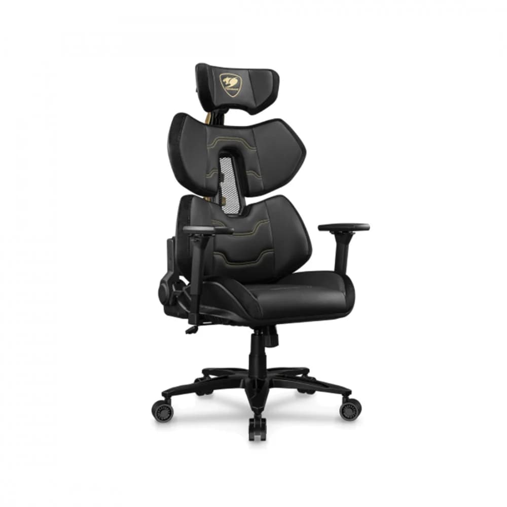Игровое компьютерное кресло, Cougar, TERMINATOR Elite, Hyper-Dura экокожа, (Ш)75*(Г)66.7*(В)124 (131) см, Чёрный