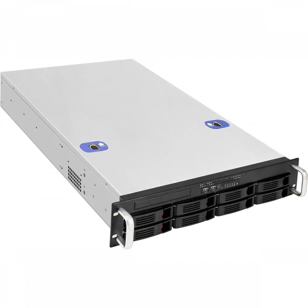 Серверная платформа ExeGate Pro 2U660-HS08 <RM 19", высота 2U, глубина 660, Redundant БП 2x1000W, 8xHotSwap, USB>