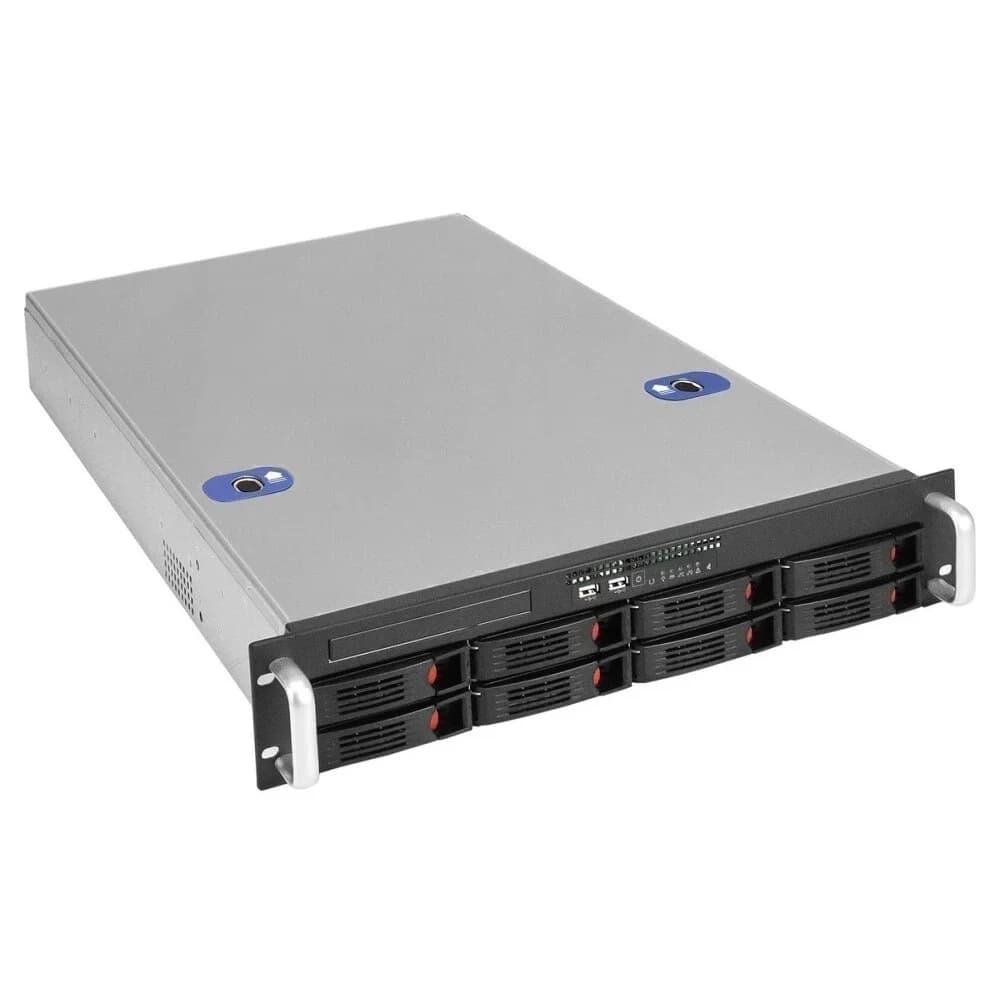 Серверная платформа ExeGate Pro 2U660-HS08 <RM 19", высота 2U, глубина 660, Redundant БП 2x1200W, 8xHotSwap, USB>