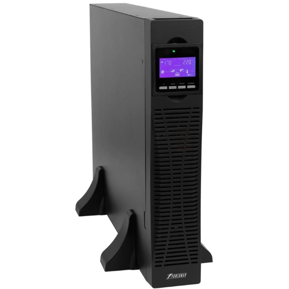 UPS POWERMAN Online 1000 RT, LCD, dual conversion, 1000VA, 900W, 8 IEC 60320 C13 sockets, short circuit protection, surge protection, overload, battery discharge and recharge, RJ11 / RJ45, USB, RS23