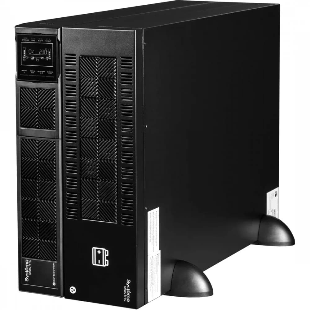 Systeme Electriс Smart-Save Online SRT, 5000VA/5000W, On-Line, Extended-run, Rack 2U+3U(Tower convertible), LCD, Out: Hardwire, SNMP Intelligent Slot, USB, RS-232, Pre-Inst. Web/SNMP