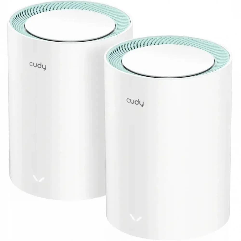 Бесшовный Mesh роутер Cudy M1500 (M1500(2-PACK)) AX1500 10/100/1000BASE-TX (упак.:2шт)