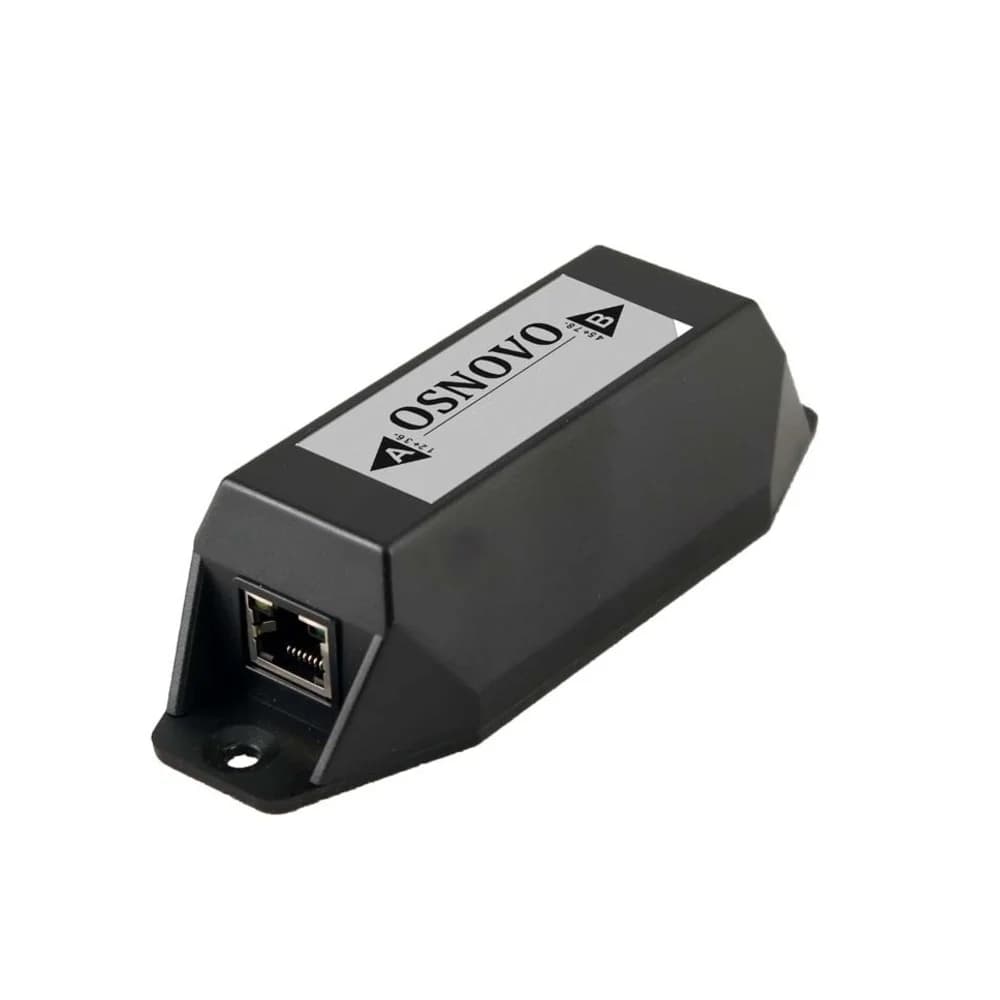 Усилитель Osnovo E-PoE/1G - PoE 10/100/1000M Gigabit Ethernet до 500м (до 22W).Увеличение расстояния передачи данных + питание на 100м.