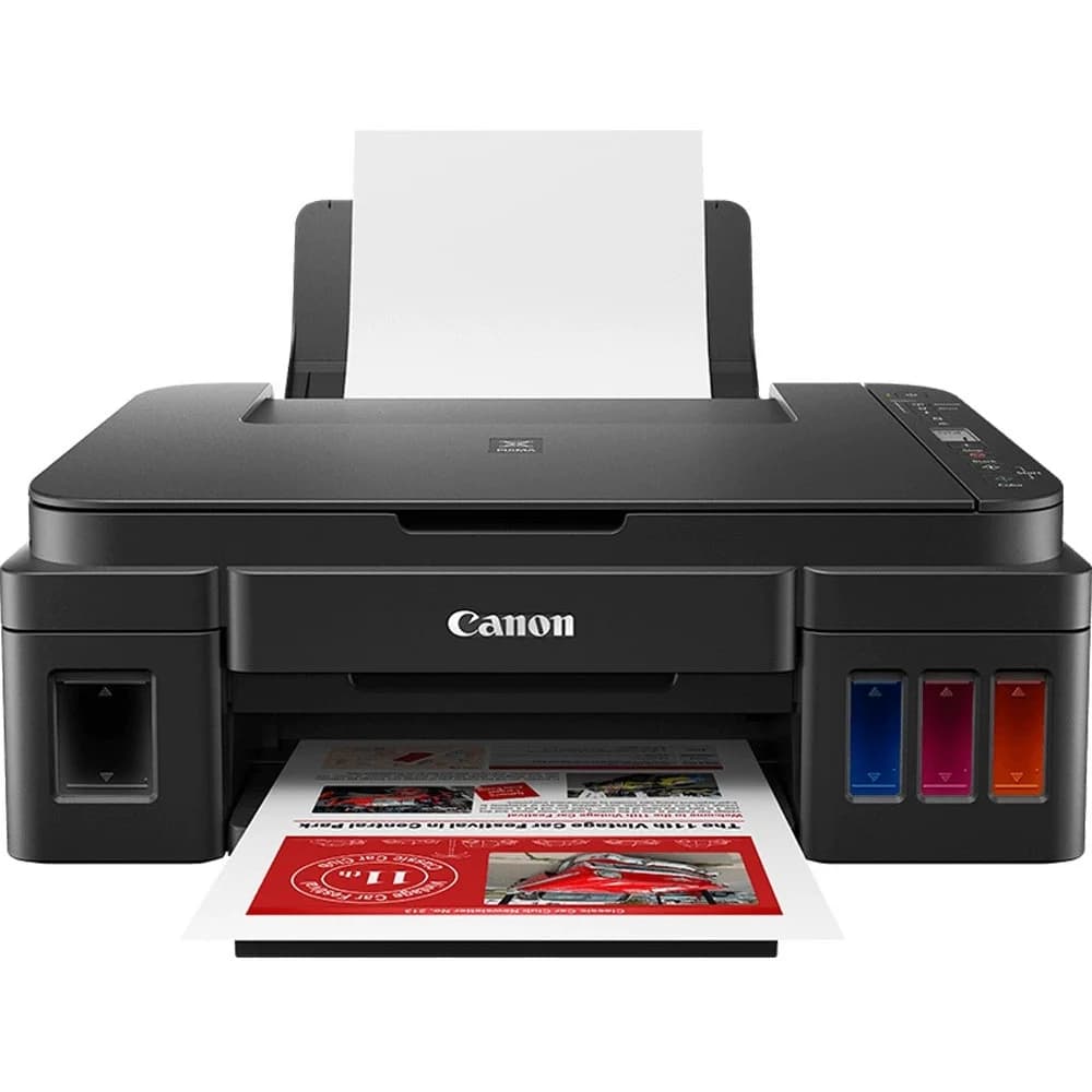 Canon PIXMA G3410 (2315C009) (СНПЧ, WiFi, 4800x1200, 8,8 изобр./мин для ч/б, 5,0 изобр./мин для цветной, A4, A5, B5, LTR, конверт, фотобумага: 13x1)