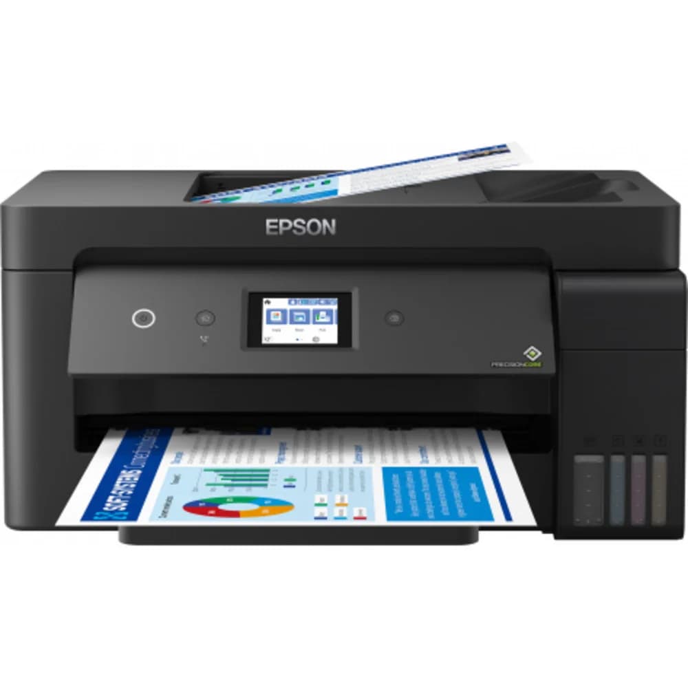 Струйное цветное МФУ Epson L14150 C11CH96404 А3, до 38 стр/мин, сканер А4, fax, WIFI, Ethernet, СНПЧ, Duplex