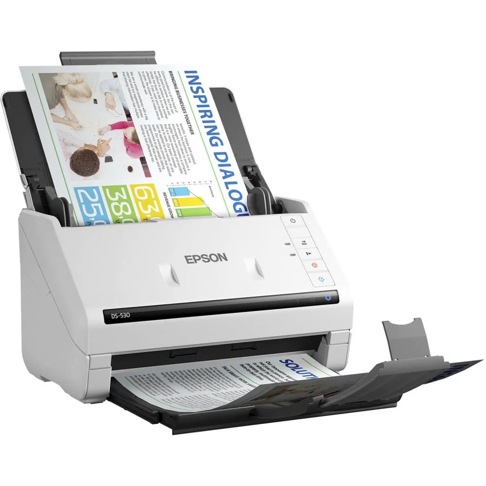 Сканер потоковый Epson WorkForce DS-530II B11B261401, А4, 35 стр/мин, CIS, USB, Duplex