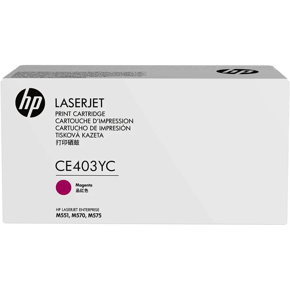 Картридж HP Europe/CE403YC/Лазерный/пурпурный Для LaserJet E M551, M570, M575