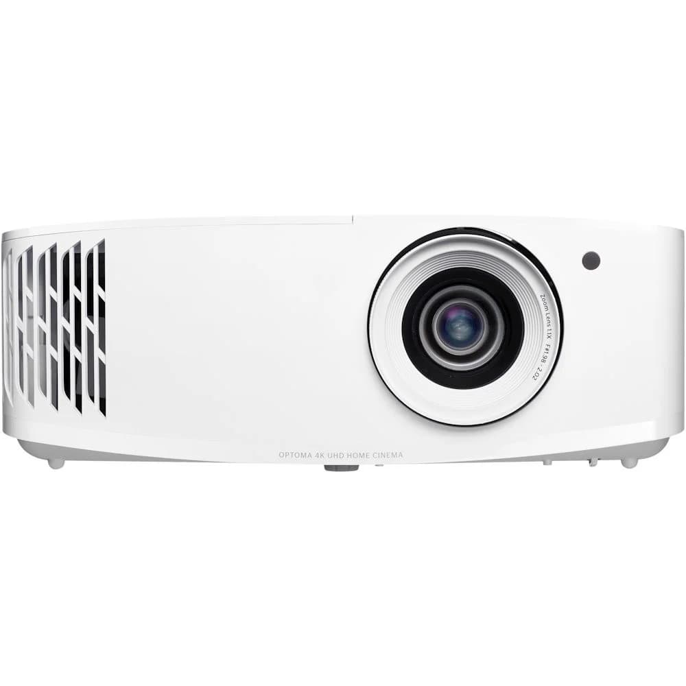 OPTOMA Проектор UHD38x Яркий проектор 4K UHD для игр и домашних развлечений, UHD (3840x2160), 4 000лмн, 1 000 000:1, 16:9, поддержка 4:3, размер экрана - 33" ~ 300" (Диагональ), динамик 1х10Вт, срок