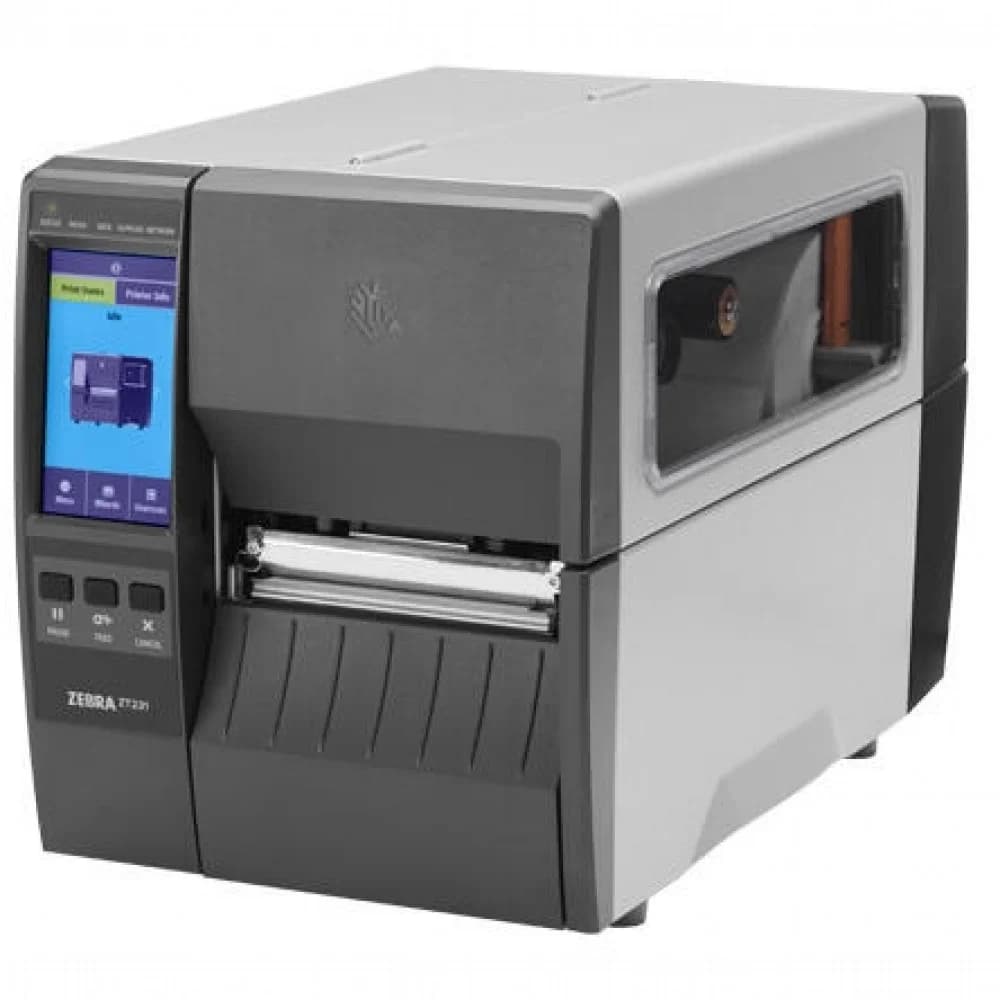 Zebra TT ZT231 4", 203 dpi, Tear, EU/UK Cords, USB, Serial, Ethernet, BTLE, USB Host, EZPL