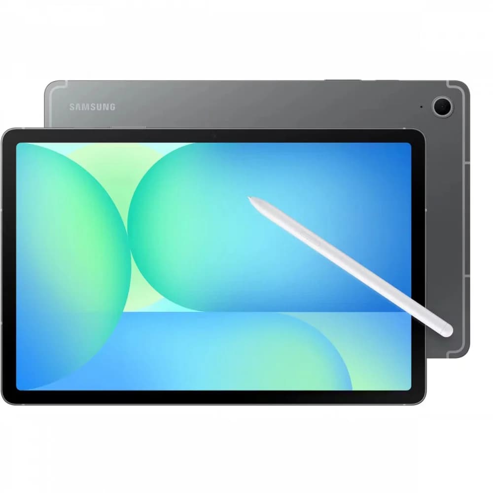Планшет Samsung Galaxy Tab S10 FE+ 1580 (2.9) 8C RAM8Gb ROM128Gb 13.1" TFT 2880x1800 5G 1Sim eSIM Android 15 серый 13Mpix 12Mpix BT WiFi microSD 1Tb 10090mAh