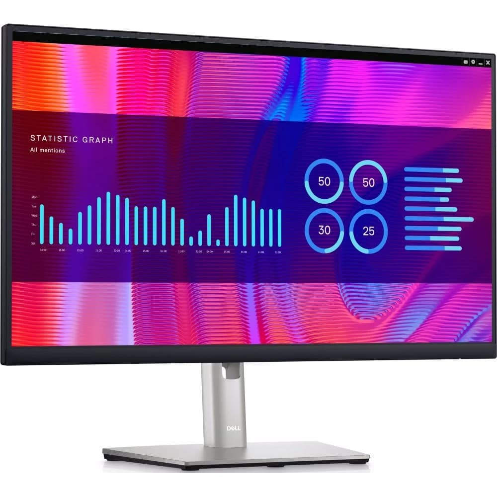 Dell 24" P2423DE LCD BK/BK (IPS 16:10 300cd/m2 1000:1 8ms 2560x1440 178/178 USB-C DP HDMI 4xUSB RJ45 HAS Tilt Pivot)