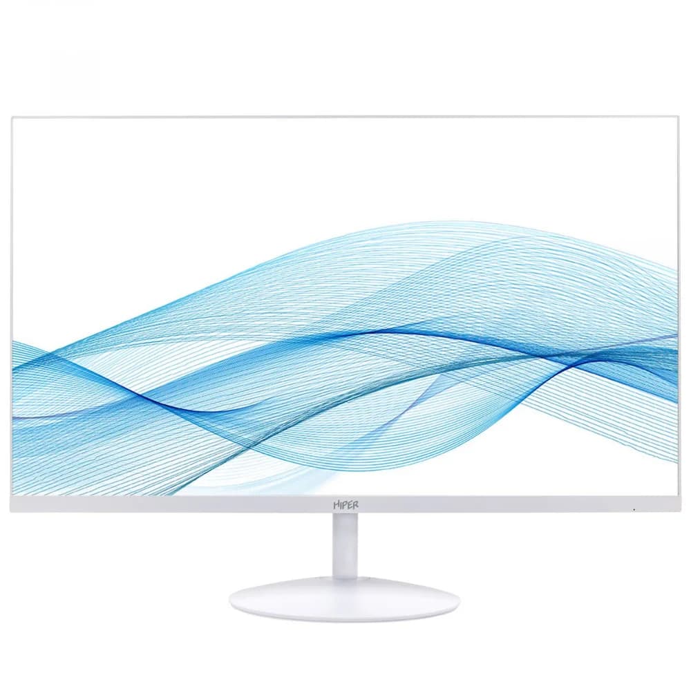 Монитор Hiper 23.8" EasyView SW2401 белый IPS LED 5ms 16:9 HDMI M/M матовая 250cd 178гр/178гр 1920x1080 75Hz FreeSync VGA DP FHD 3.5кг