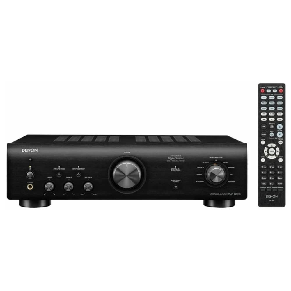 DENON Усилитель PMA-600NE ЧЕРНЫЙ Интегральный стерео-усилитель 2x70 Вт(4 Ом), аудио высокого разрешения 192кГц/24бит, Bluetooth, Выход на сабвуфер, фонокорректор ММ, пульт ДУ, габариты (ШхВхГ): 434x