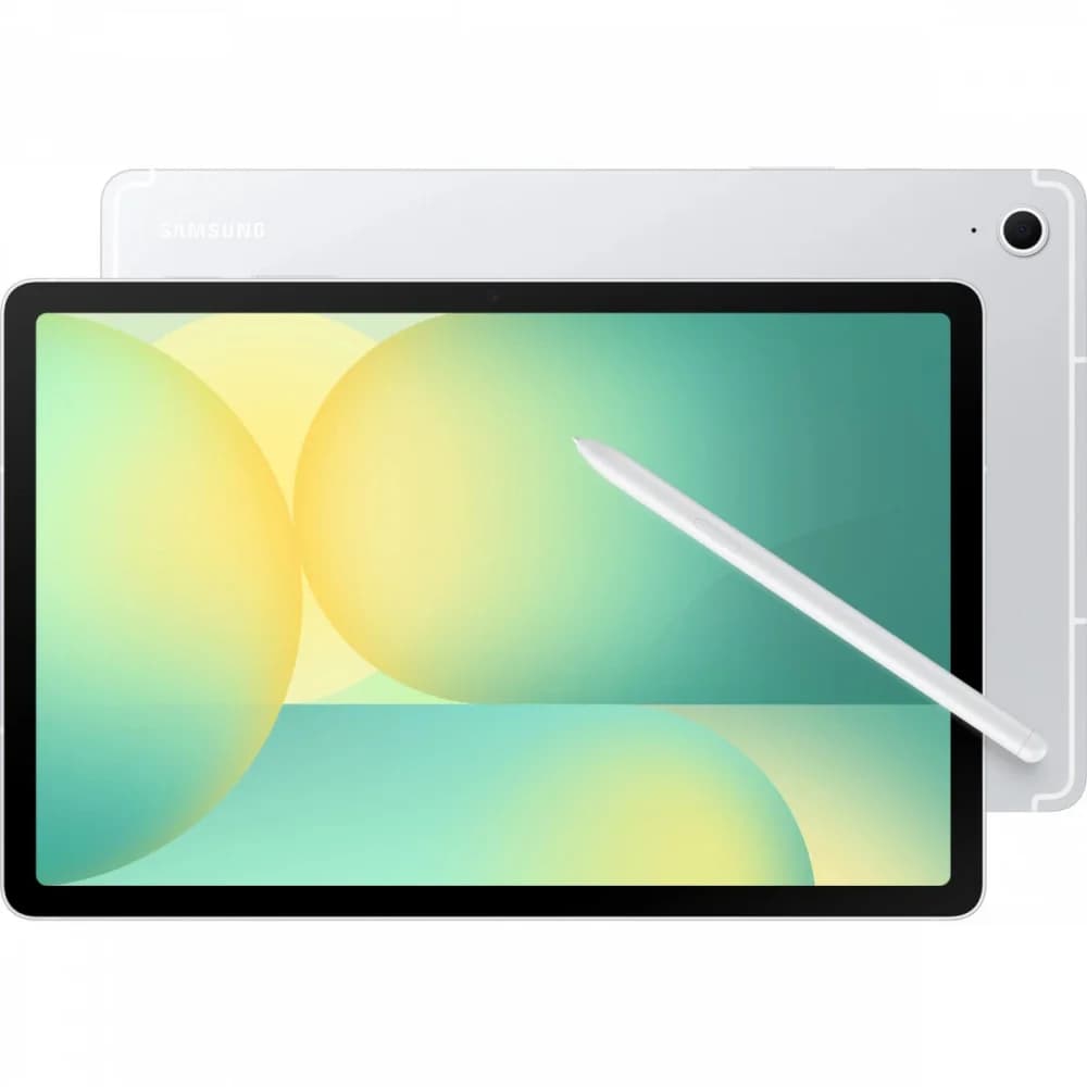 Планшет Samsung Galaxy Tab S10 FE 1580 (2.9) 8C RAM12Gb ROM256Gb 10.9" TFT 2304x1440 5G 1Sim eSIM Android 15 серебристый 13Mpix 12Mpix BT WiFi microSD 1Tb 8000mAh
