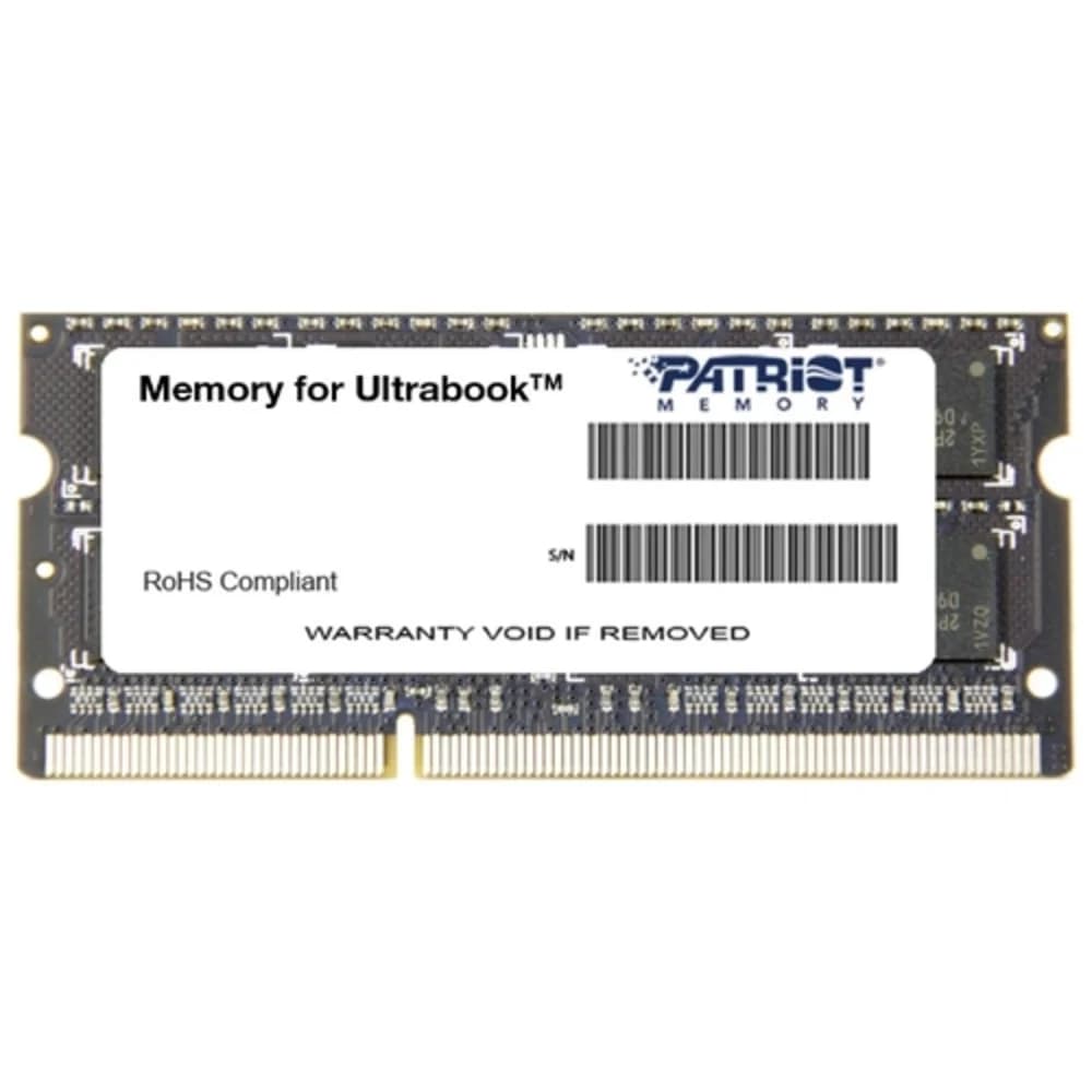 Память DDR3L 8Gb 1600MHz Patriot PSD38G1600L2S RTL PC3-12800 CL11 SO-DIMM 204-pin 1.35В dual rank Ret