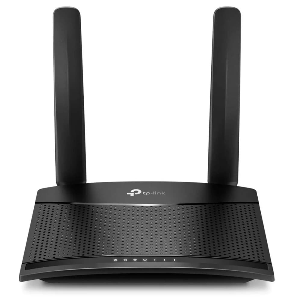 TP-Link TL-MR100 300Mbps Wireless N 4G LTE Router,build-in 4G LTE modem D:150Mbps,U:50Mbps,300 Mbps on 2.4 GHz, 1x10/100 LAN/WAN+ 1x10/100 LAN, 2xDetachable External 4G LTE Antennas, Wi-Fi router mo