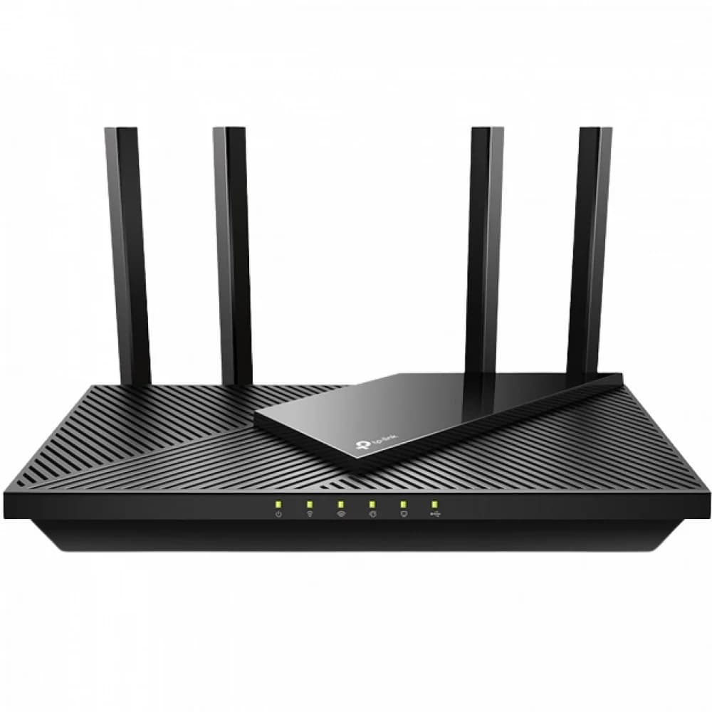 Маршрутизатор беспроводной AX3000 GbE Tp-Link Archer AX55 <Wi‑Fi 6 AX3000 Dual Band Wireless Gigabit Router, 2402 Мбит/с 5 GHz 11ax + 574Mbps 2.4GHz 11ax, cовместим со стандартами Wi-Fi 802.11a/b/g/