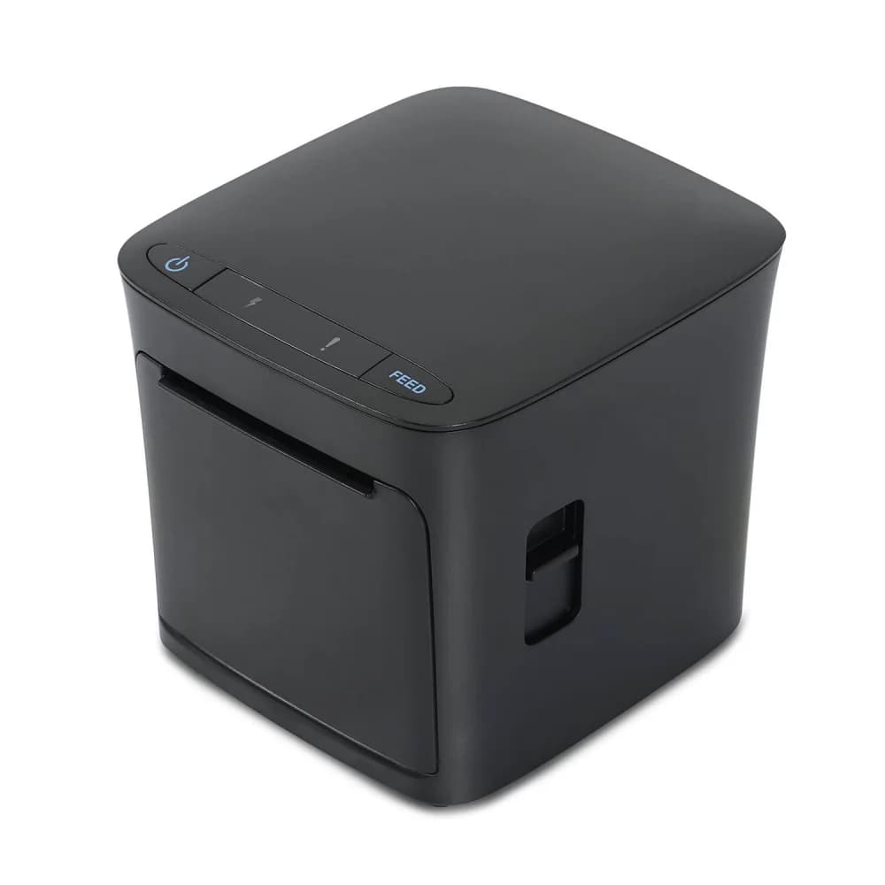 Чековый принтер MERTECH F91 RS232, USB, Ethernet Black Ширина печати: до 80 мм Автоотрезчик: гильотинного типа Скорость печати: 200 мм/сек Интерфейсы: USB, RS232, LAN Цвет: Черный