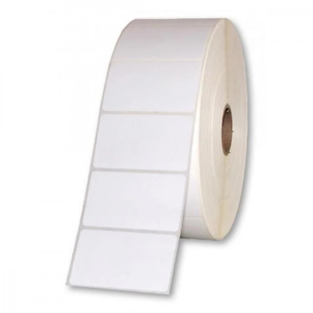 LABEL, POLYPROPYLENE, 44X19MM THERMAL TRANSFER, MATTE WHITE POLYPROPYLENE, PERMANENT ADHESIVE, 76MM CORE, RFID, 5000 LABELS/ROLL