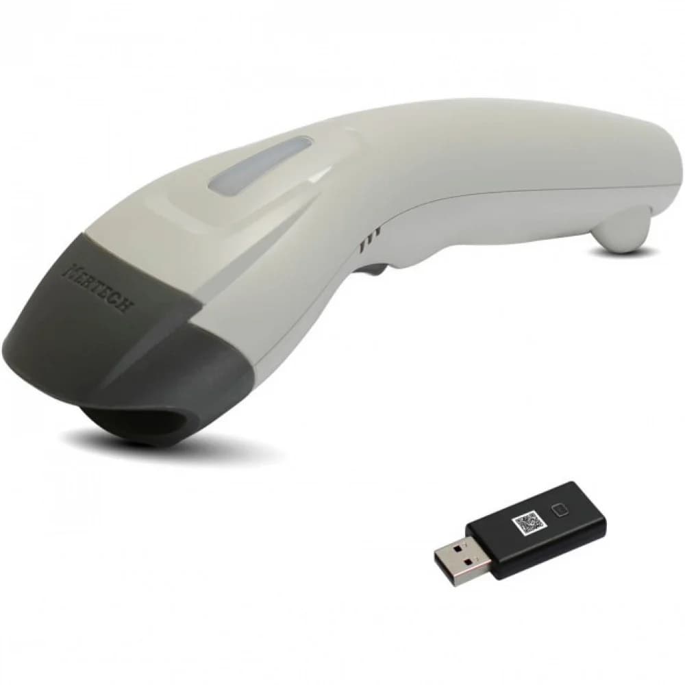 Беспроводной сканер штрих-кода MERTECH CL-610 BLE Dongle P2D USB White